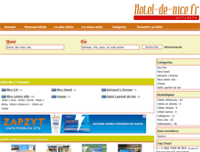 Tablet Screenshot of hotel-de-nice.fr